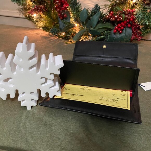 Dooney & Bourke Black Snap Wallet - Picture 5 of 7